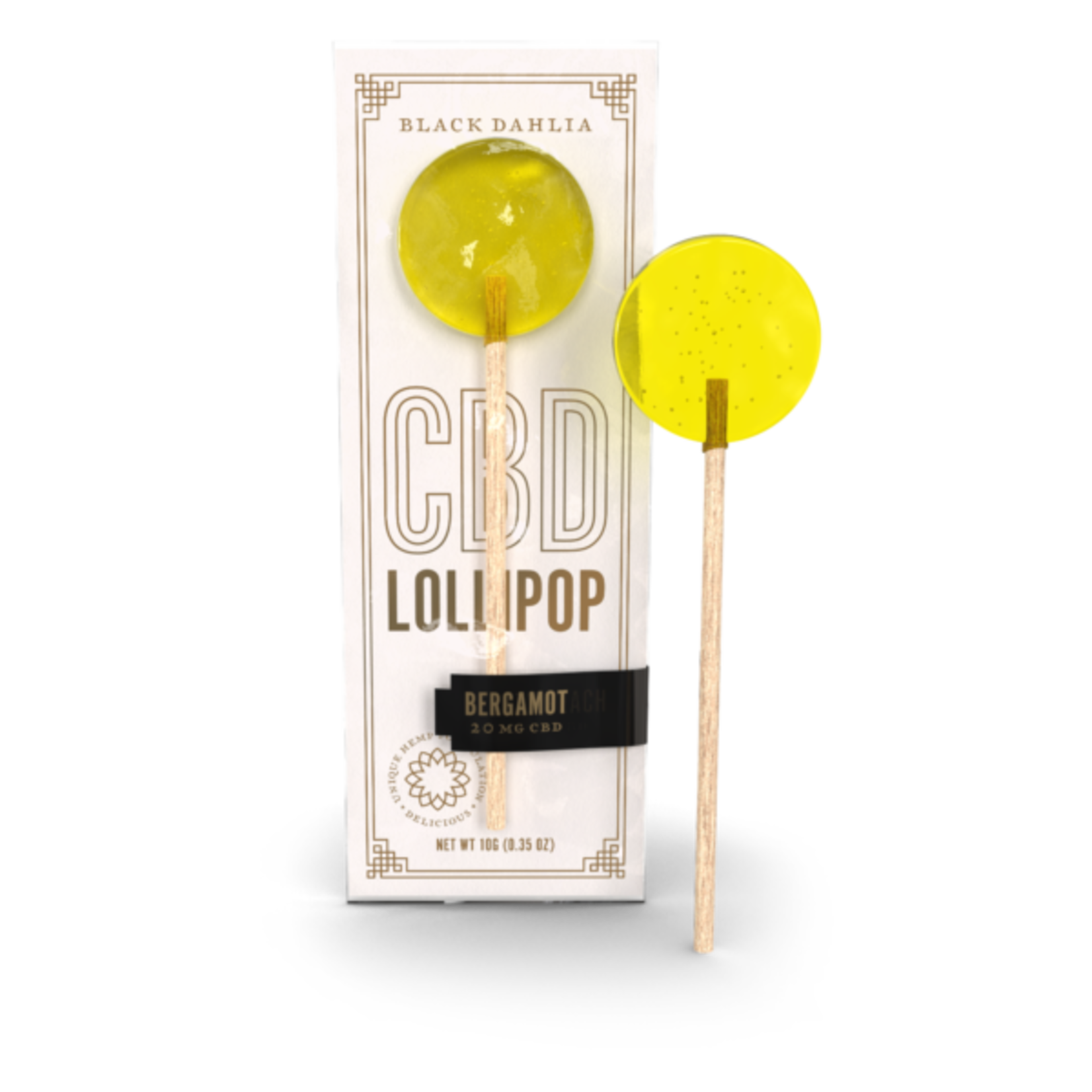 Black Dahlia CBD Lollipop- Bergamot