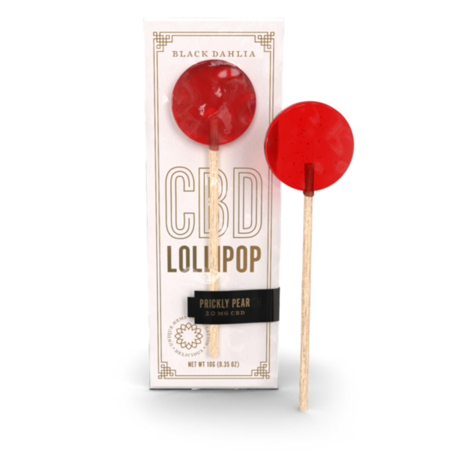 Black Dahlia CBD Lollipop- Prickly Pear