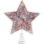 Cody Foster 5 Point Glittered Star Tree Topper