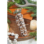 9.5" Snowy Sequoia Cone Ornament