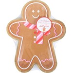 CR Gibson Holiday Gingerbread Lunch Party Plate