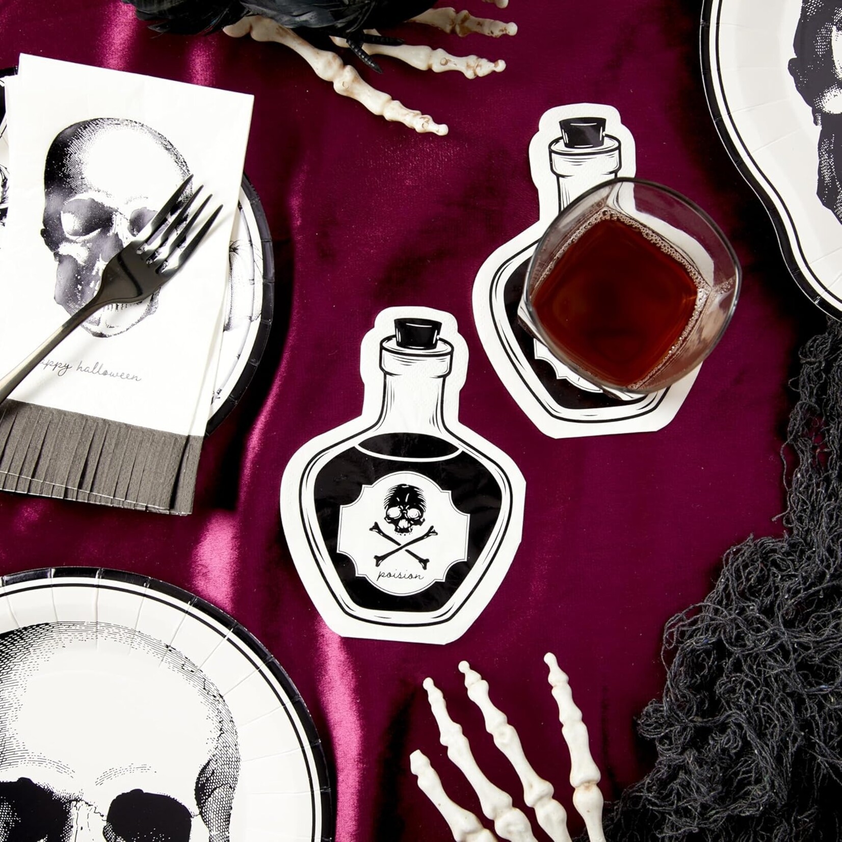 CR Gibson Apothecary Halloween Lunch Napkins