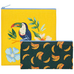 Now Designs Tropical Trove Snack Bags SET OF 2