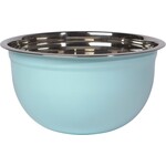 Now Designs Robin's Egg Matte Steel Mixing Bowl Medium