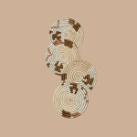 Mixed Abstract Olive Form Coaster SET OF 4