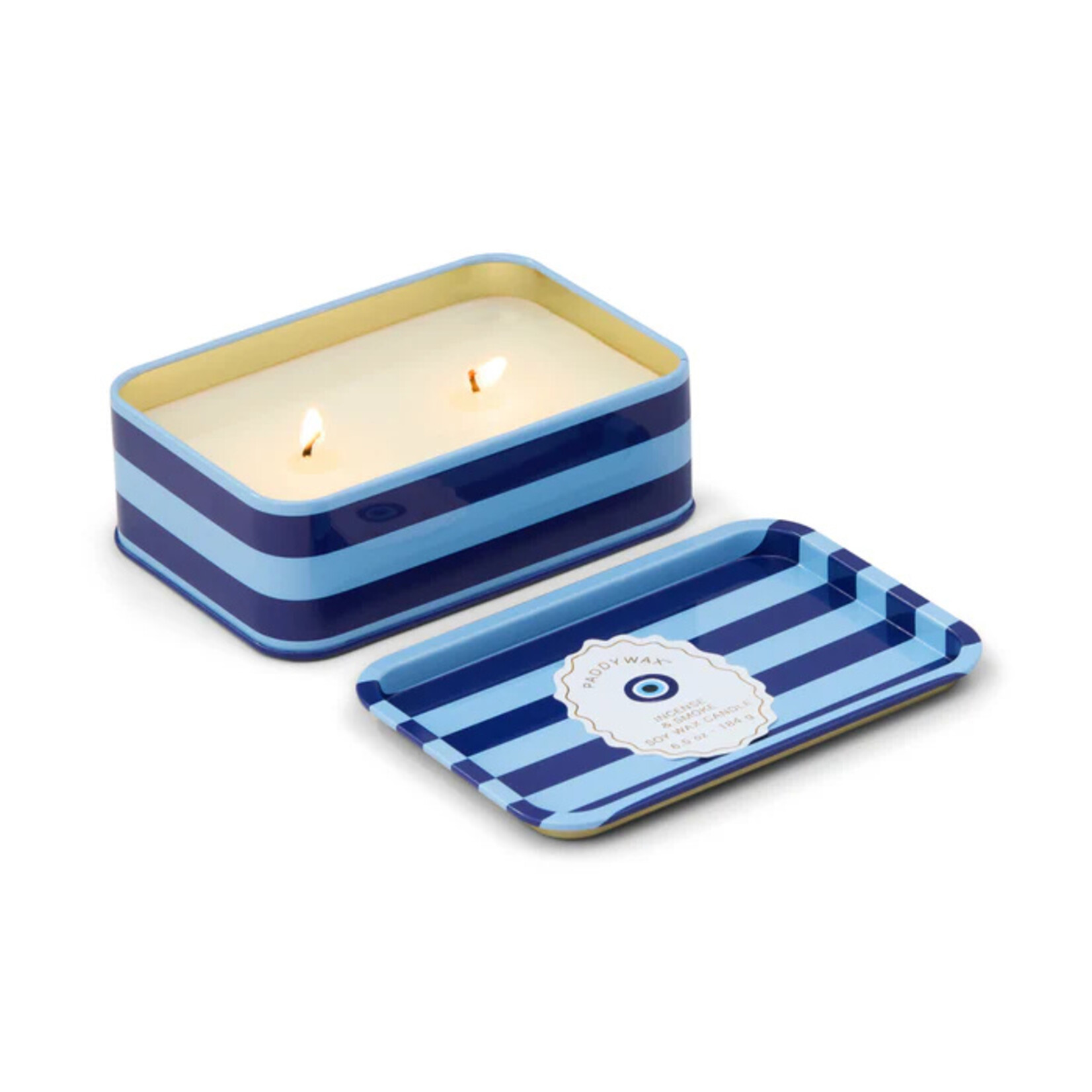 Paddywax A Dopo Eye Tin Candle- Incense & Smoke