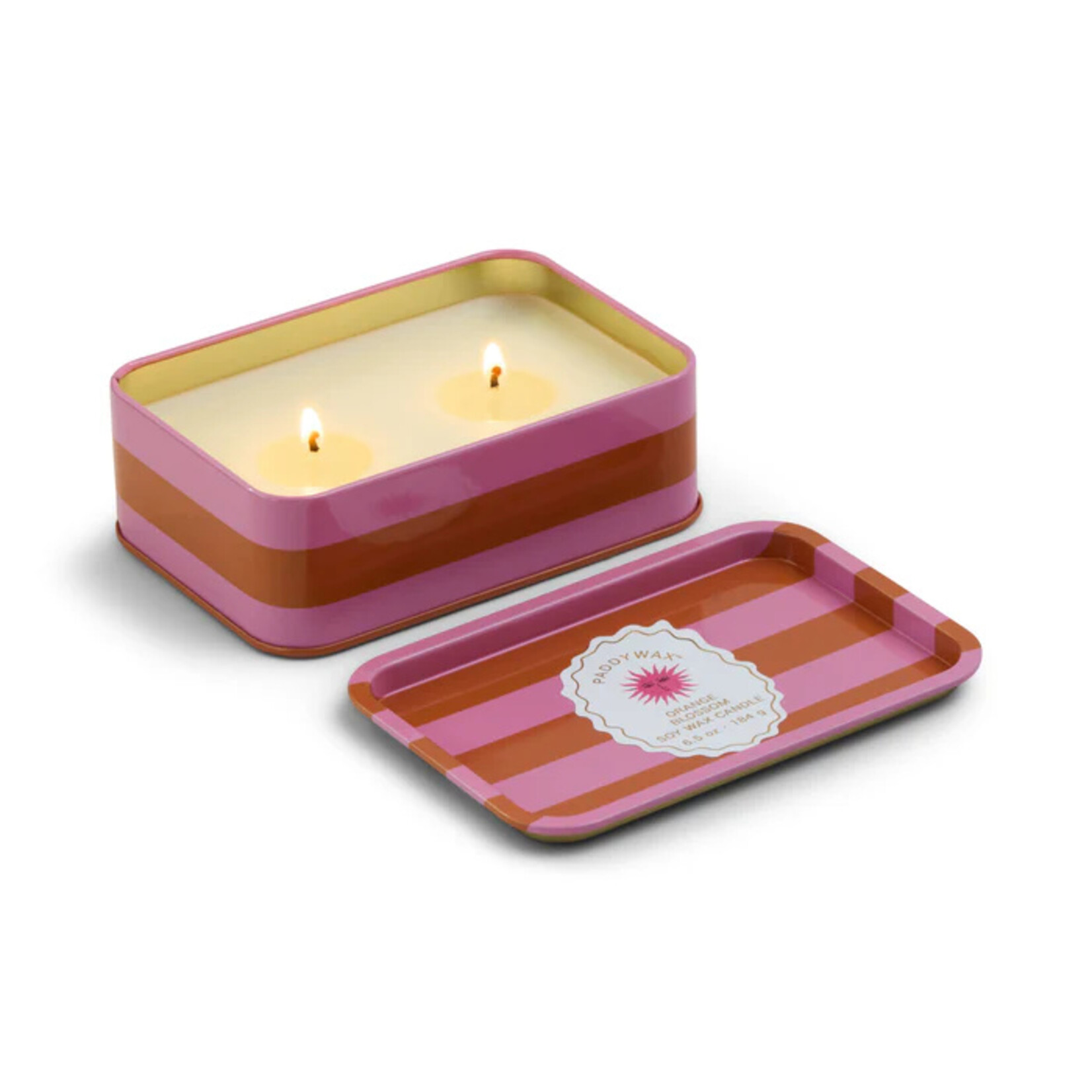 Paddywax A Dopo Sun Tin Candle- Orange Blossom