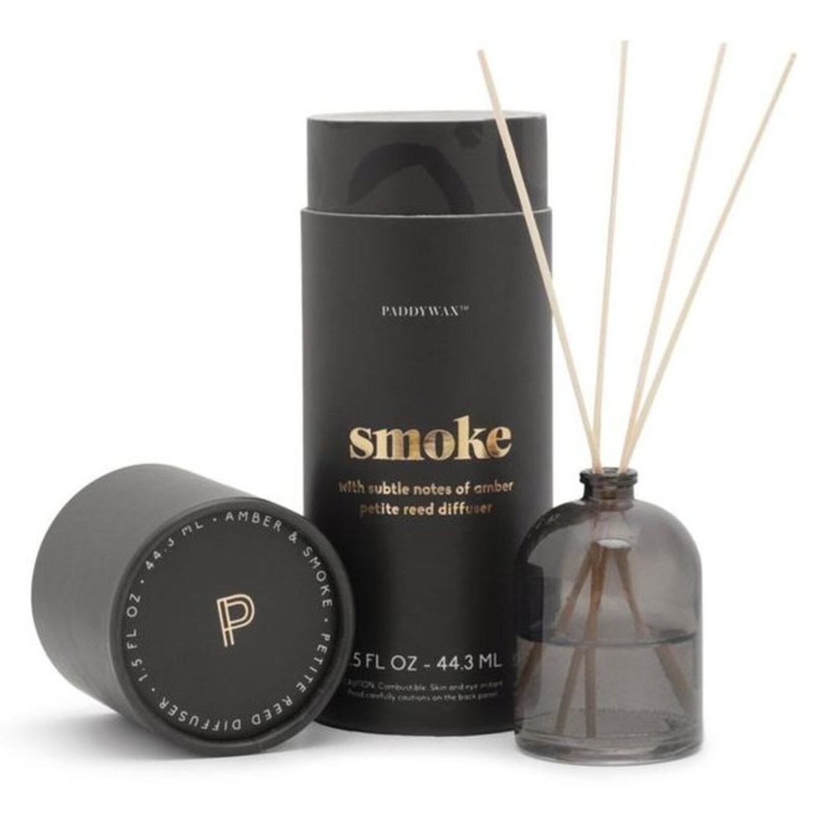 Paddywax Petite Diffuser Black - Amber & Smoke