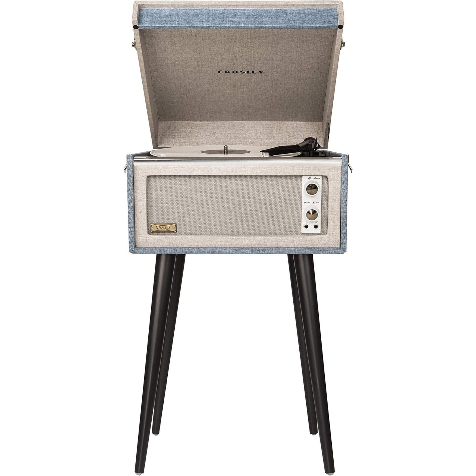 Deer Park Bermuda Portable Turntable with Bluetooth In/Out- Tourmaline