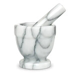 Marble Mortar and Pestle 4in