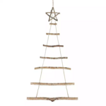 Birch Wood Ladder w/ Decor