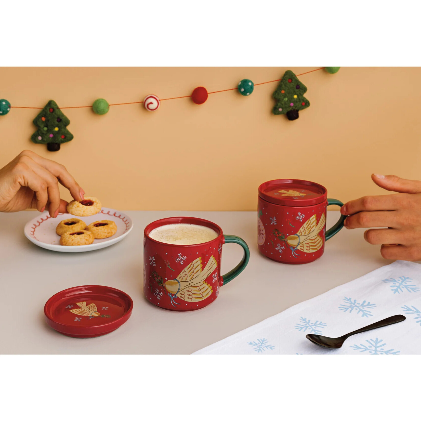 Now Designs Season's Tweetings Holiday Mug w/ Lid