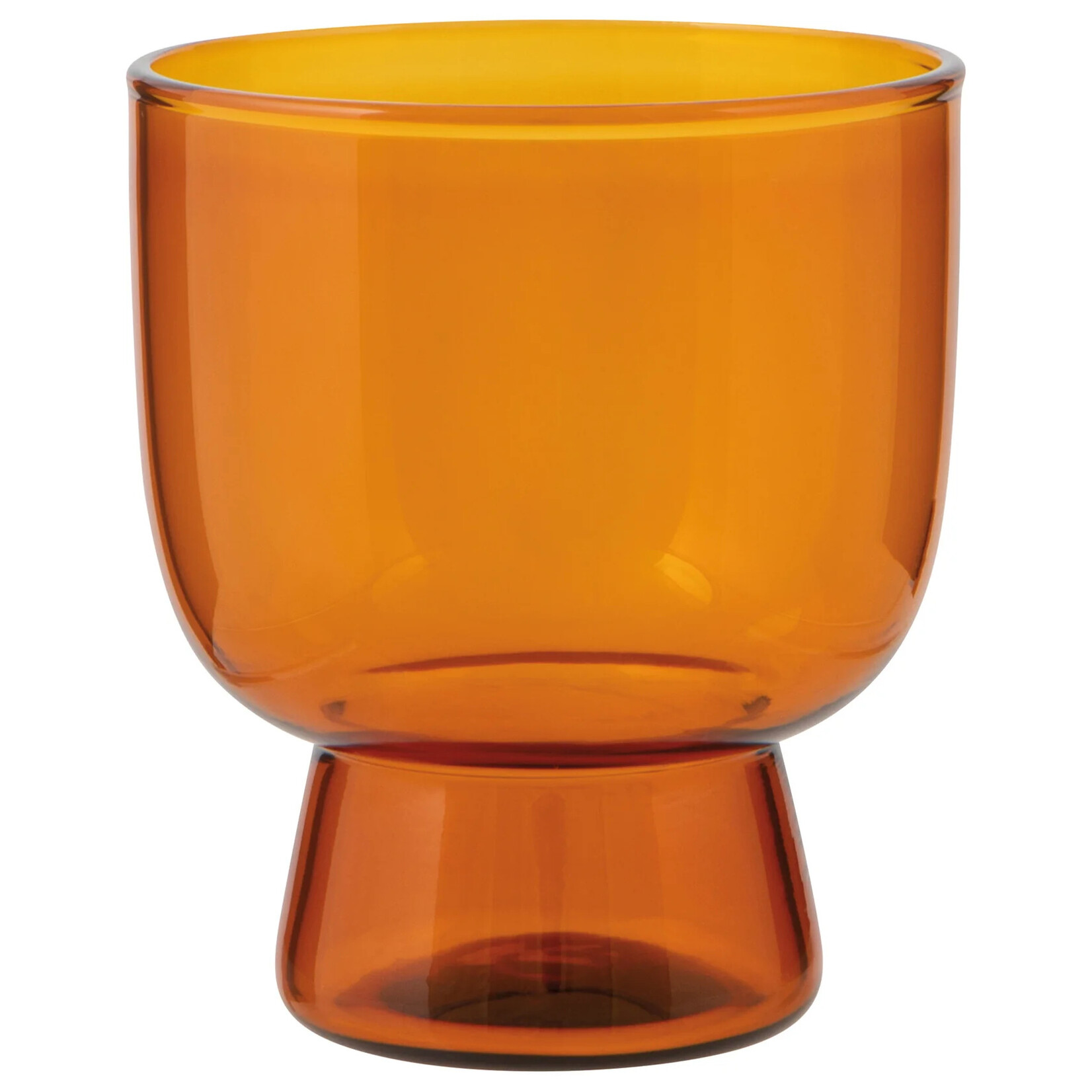 Now Designs Pedestal Glass- 7 oz. Amber