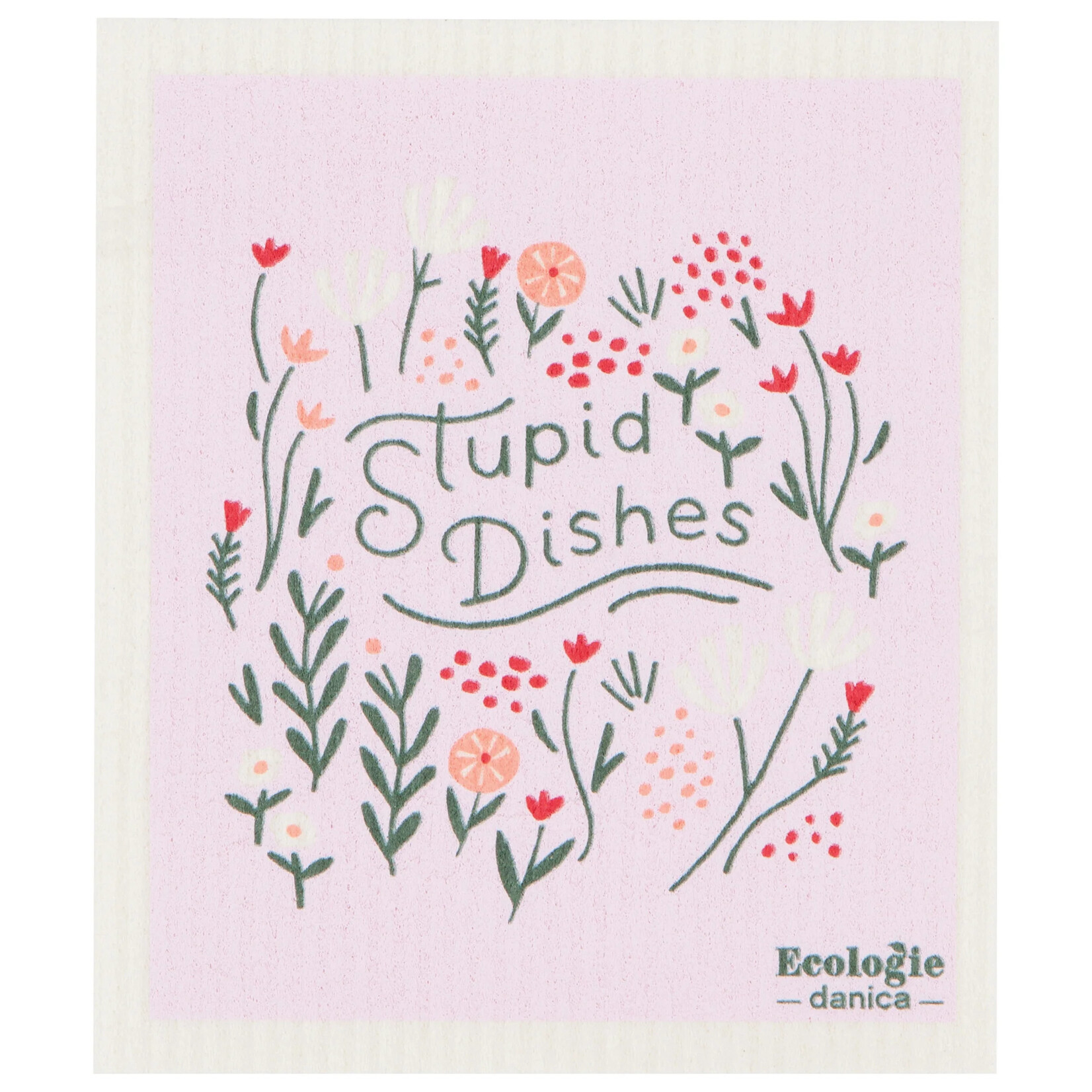 Now Designs Stupid Dishes Dish Cloth