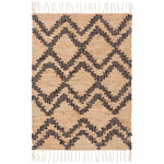 Now Designs Tetra Recycled Leather Chindi 2' X 3' Rug