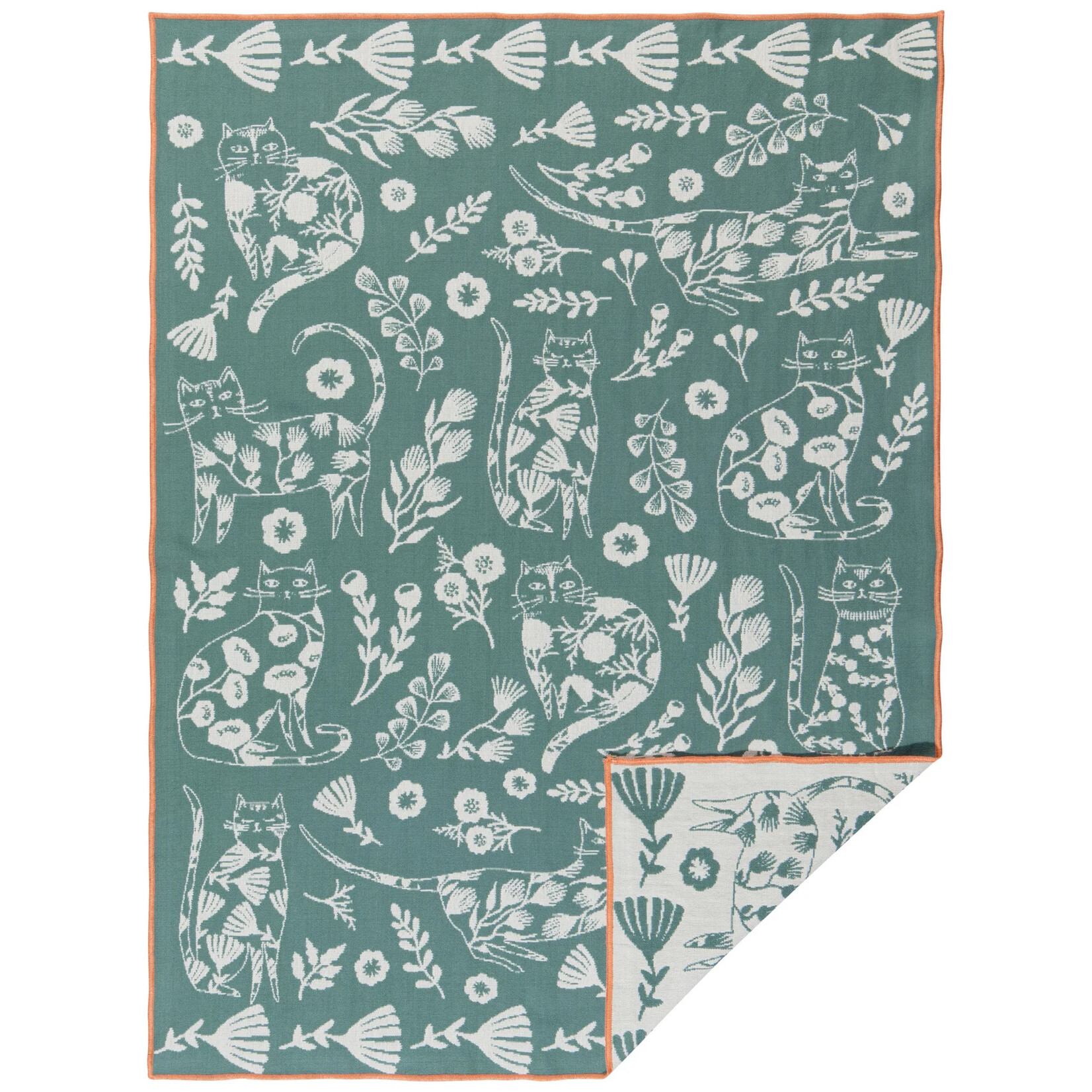 Now Designs Catbloom Double Cloth Dish Towel