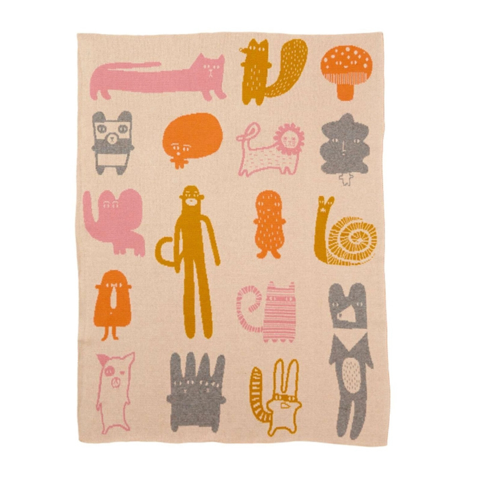 Donna Wilson Creatures Mini Blanket