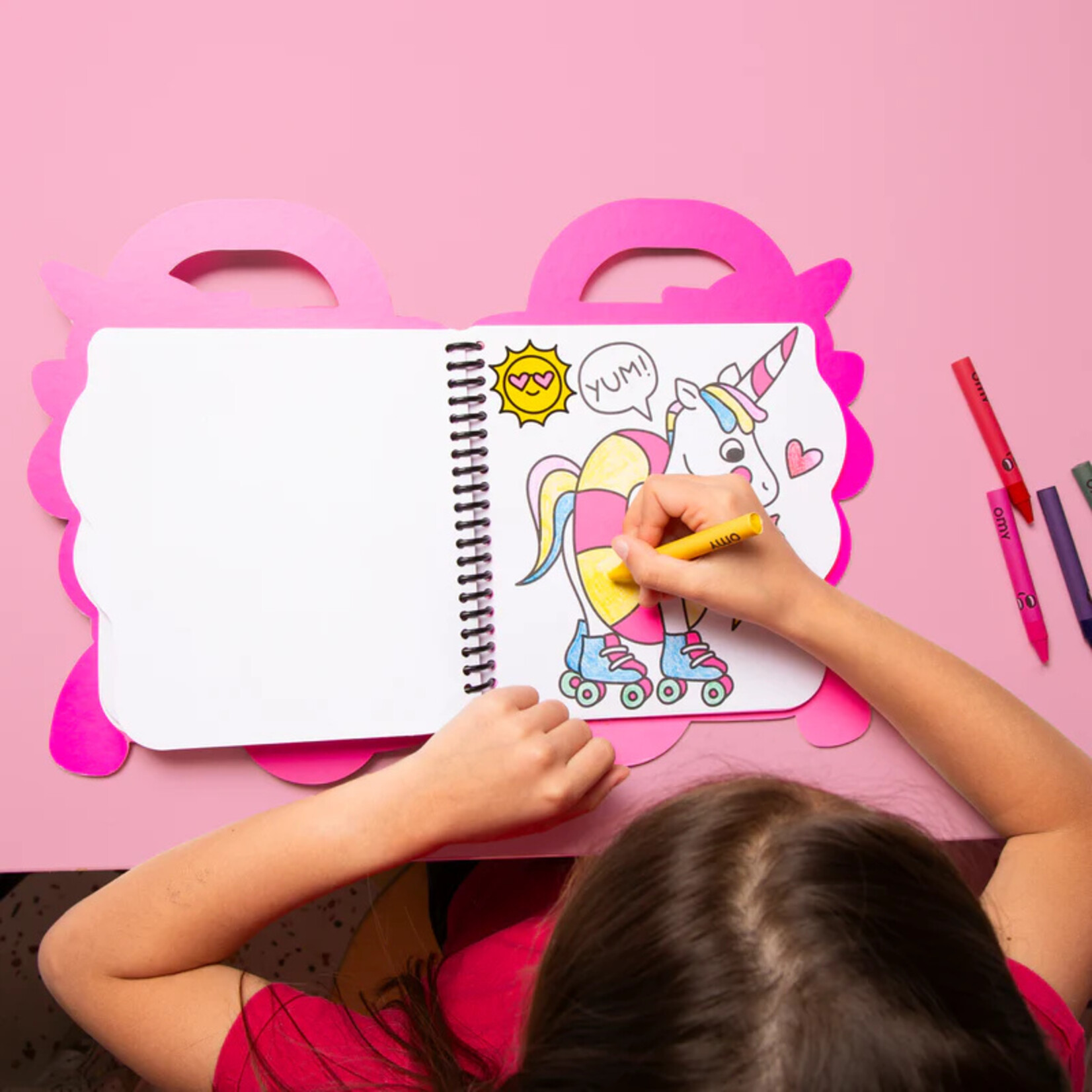 Super Coloring & Sticker Book-Unicorn
