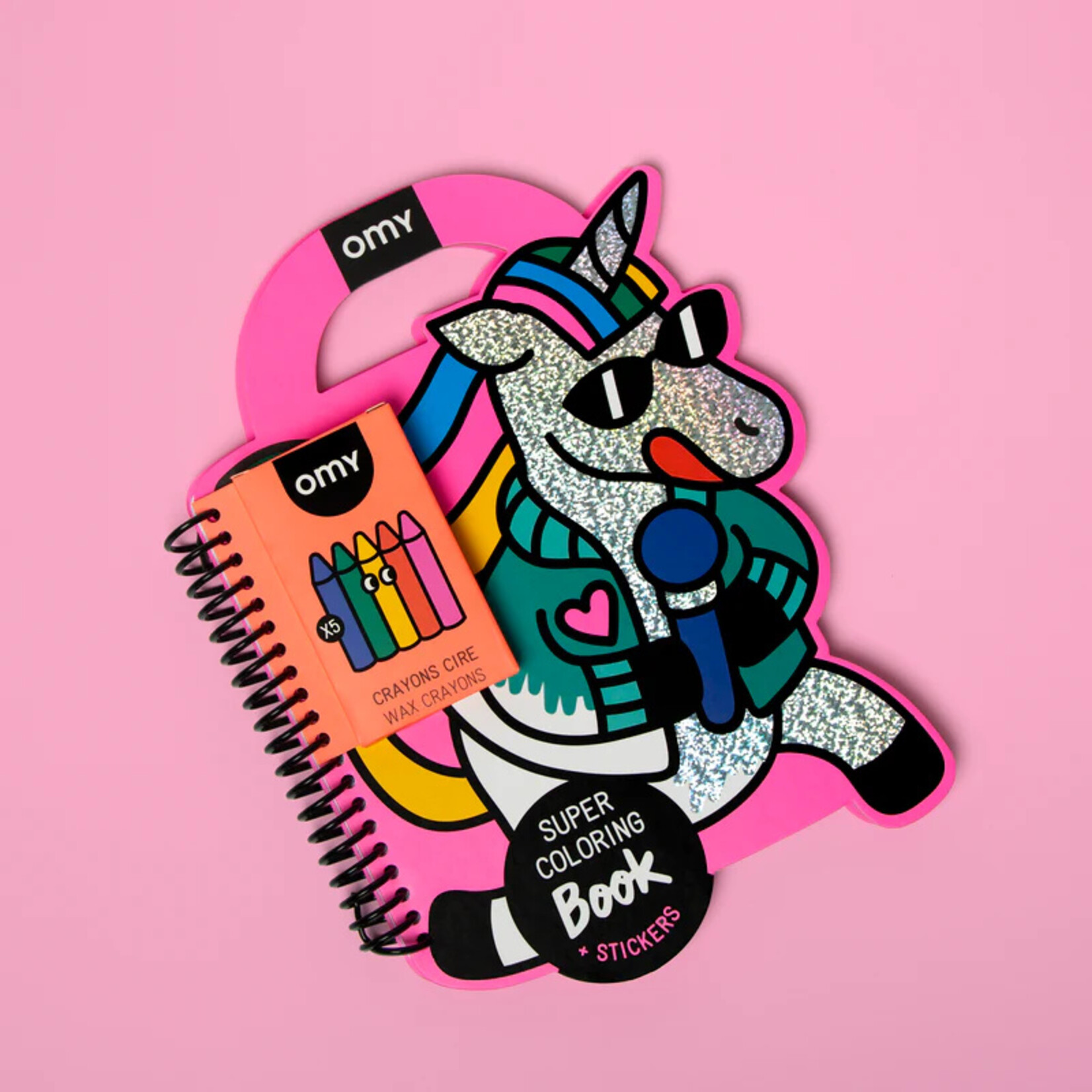 Super Coloring & Sticker Book-Unicorn