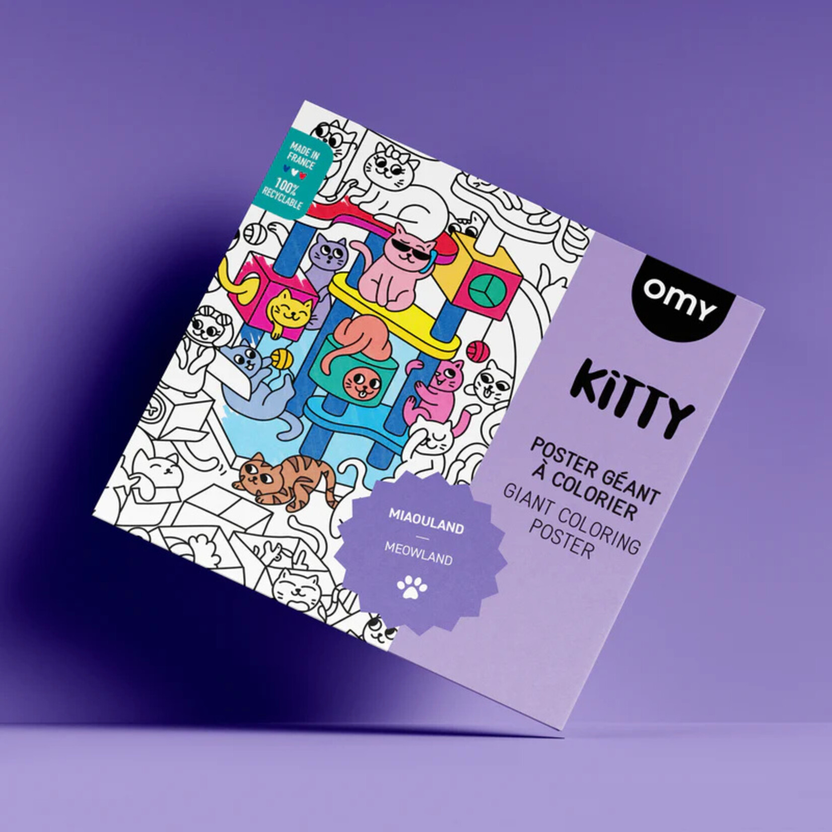 Kitty Giant Coloring Poster