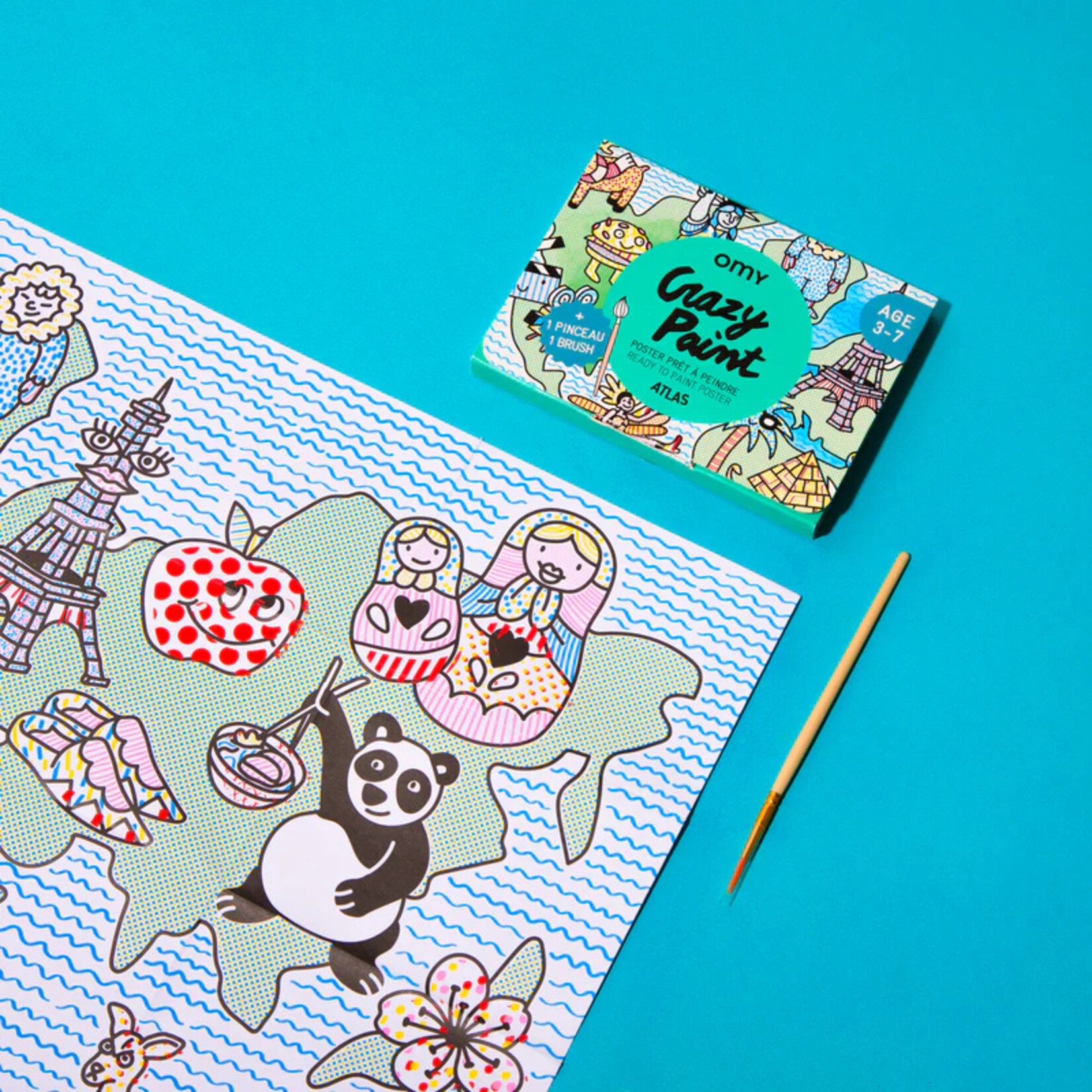 Atlas - Crazy Paint Water Color Kit