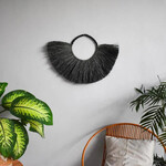 Joglo Living Raffia Wall Hanging- Hoga Black