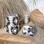 Joglo Living Black Decortive Beaded Box Large