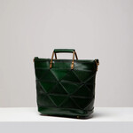 UPPDOO Origami Small Tote- Hunter Green