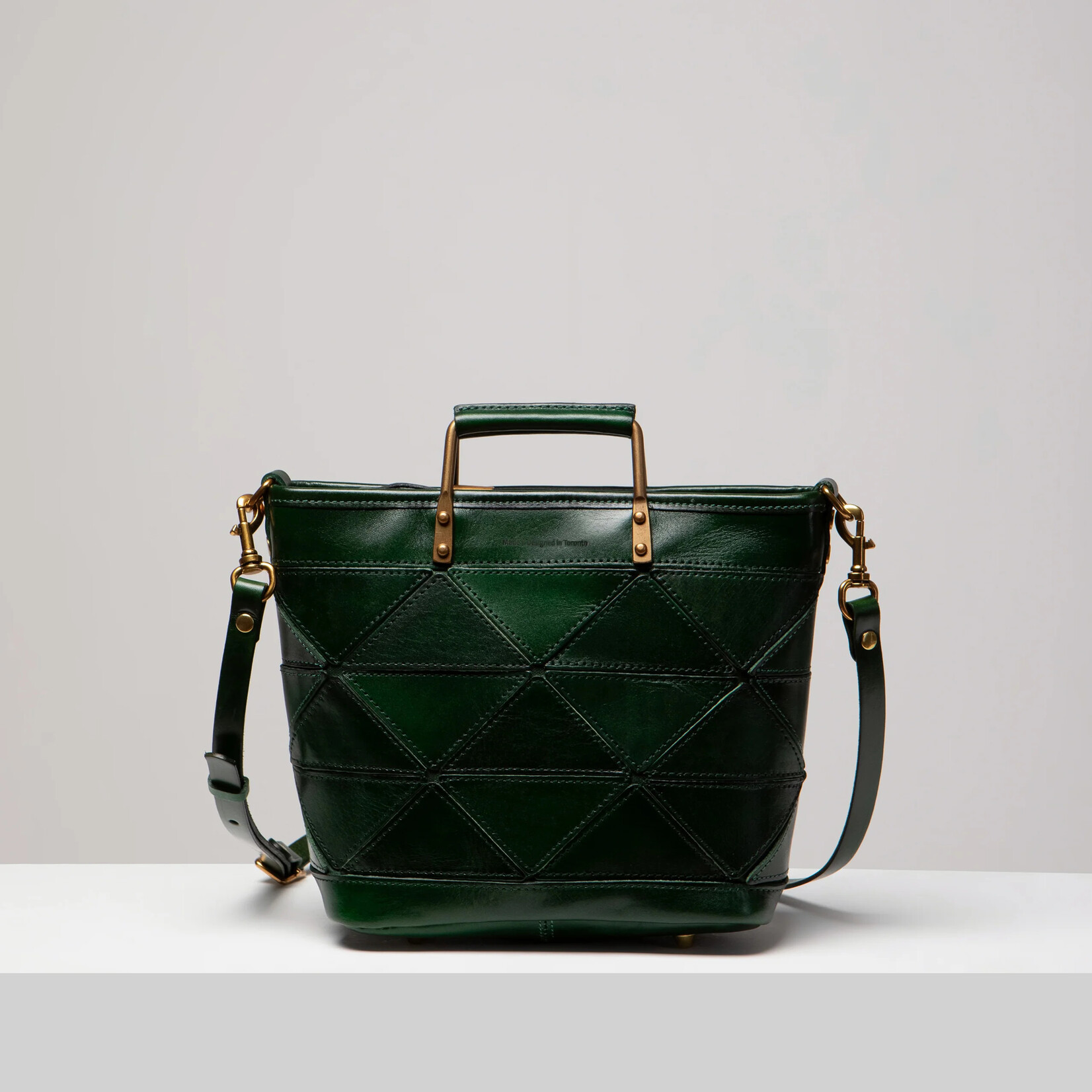 UPPDOO Origami Small Tote- Hunter Green