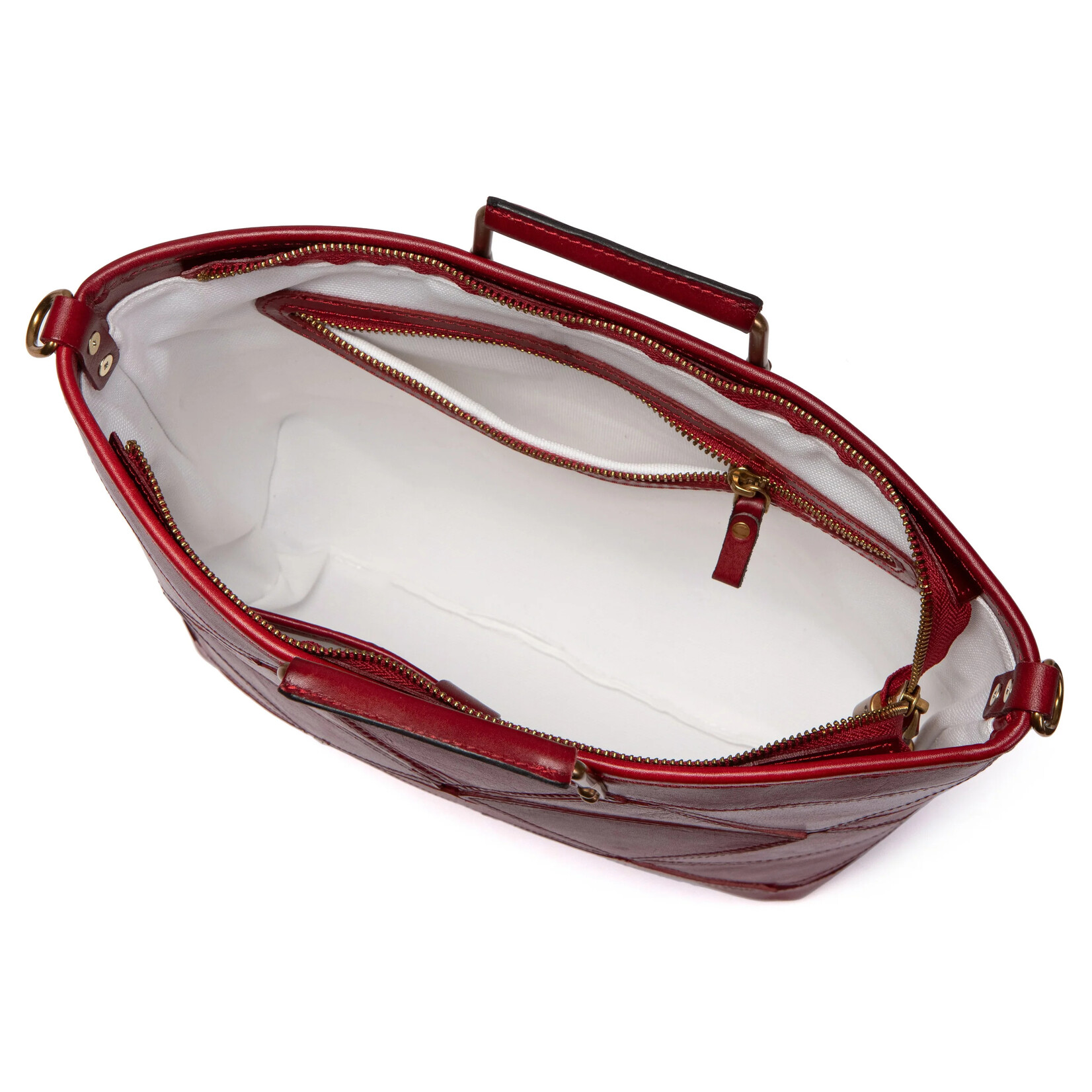 UPPDOO Origami Large Tote- Bordeaux