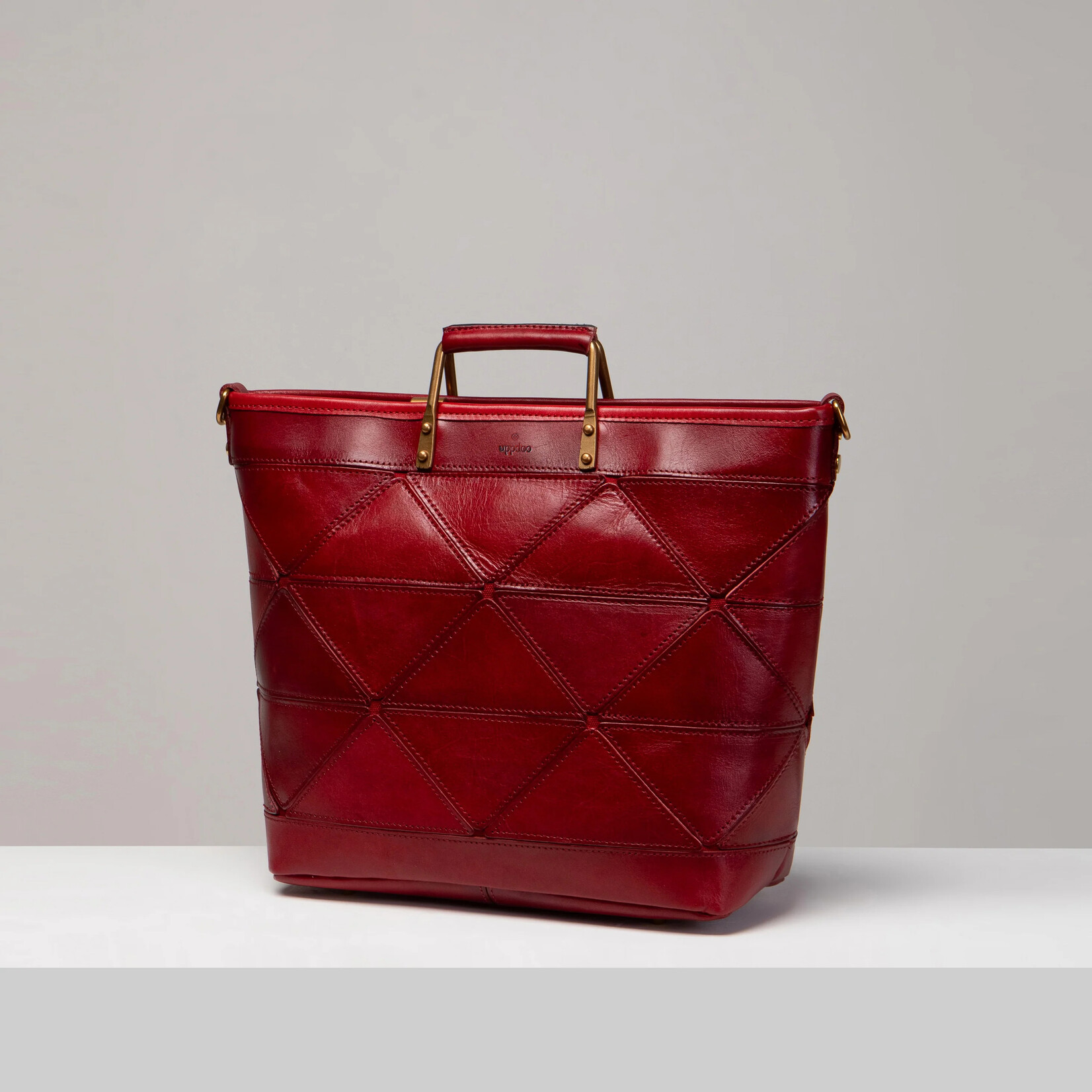 UPPDOO Origami Large Tote- Bordeaux