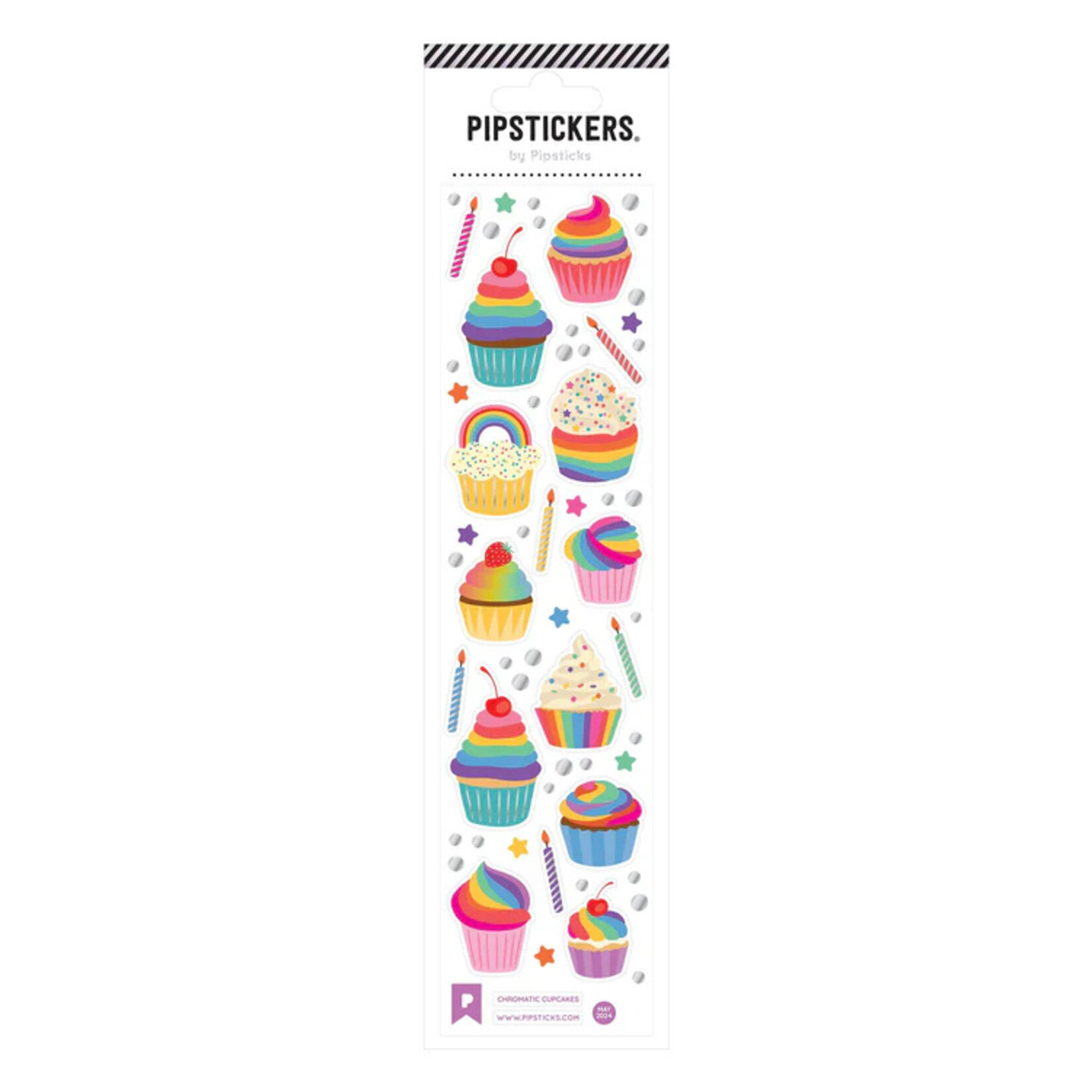 Pipsticks Chromatic Cupcakes Stickers