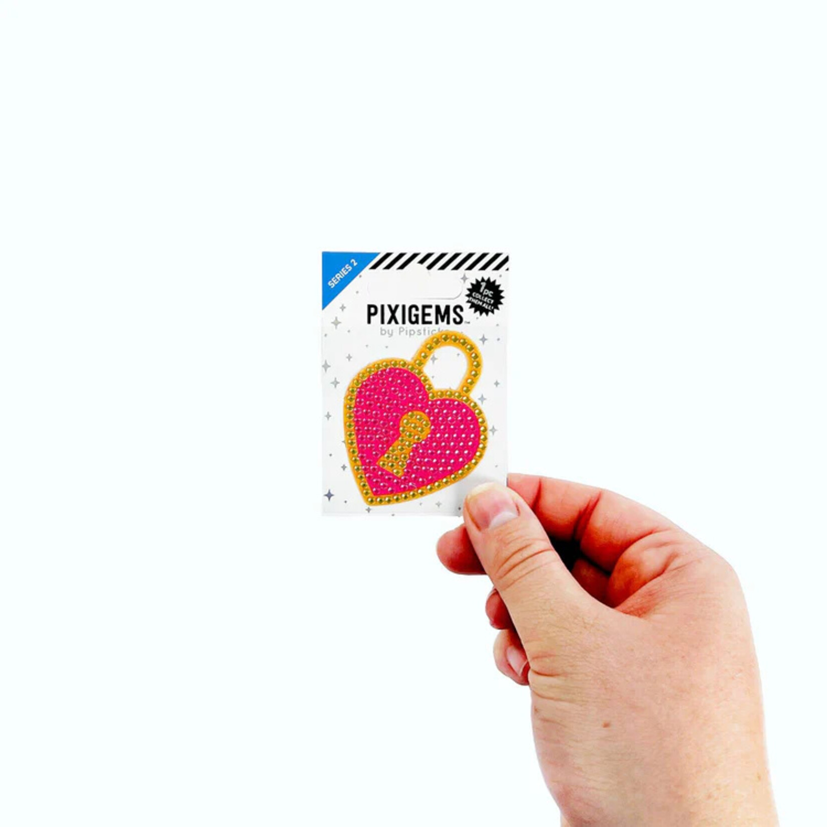 Pipsticks Harper Heart Lock Pixigem Sticker