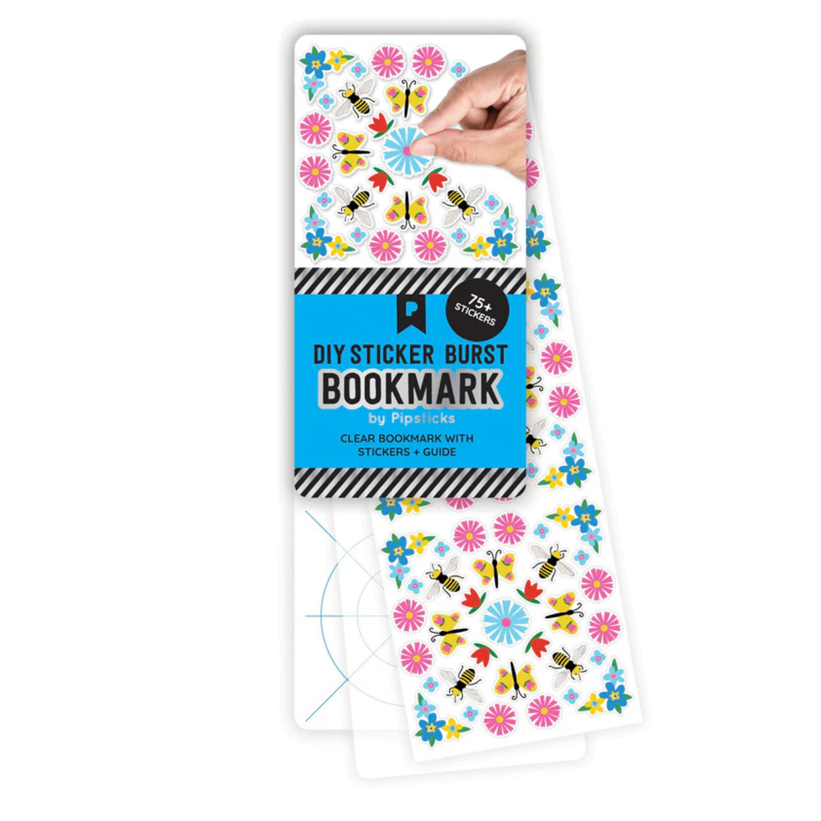 Pipsticks Blossom & Buzz DIY Sticker Burst Bookmark