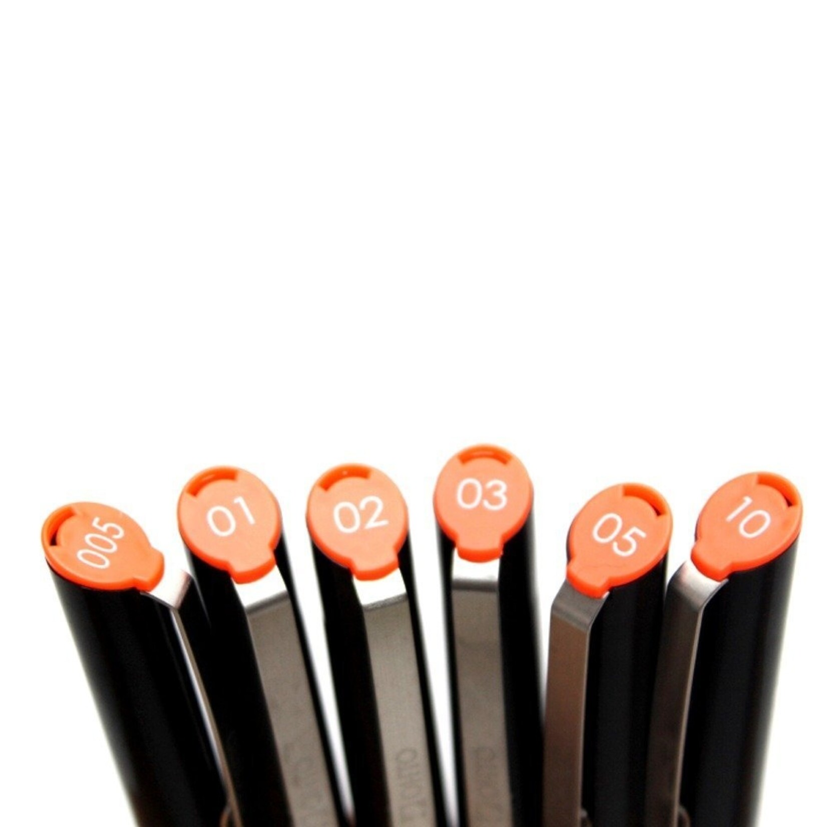 JPT America Ohto Graphic Liner Needle Point Drawing Pen Set of 6