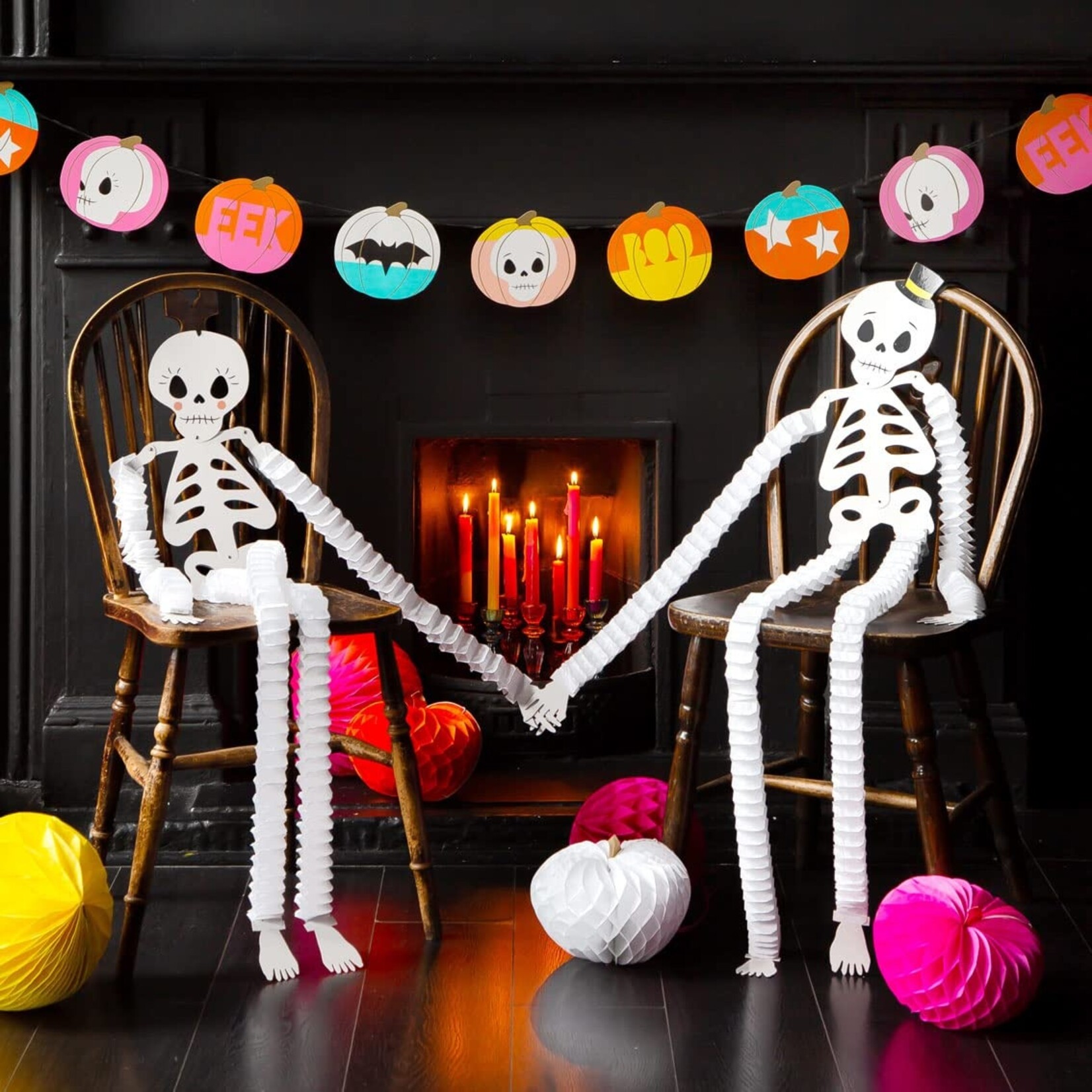 Halloween Skeleton Couple Decoration