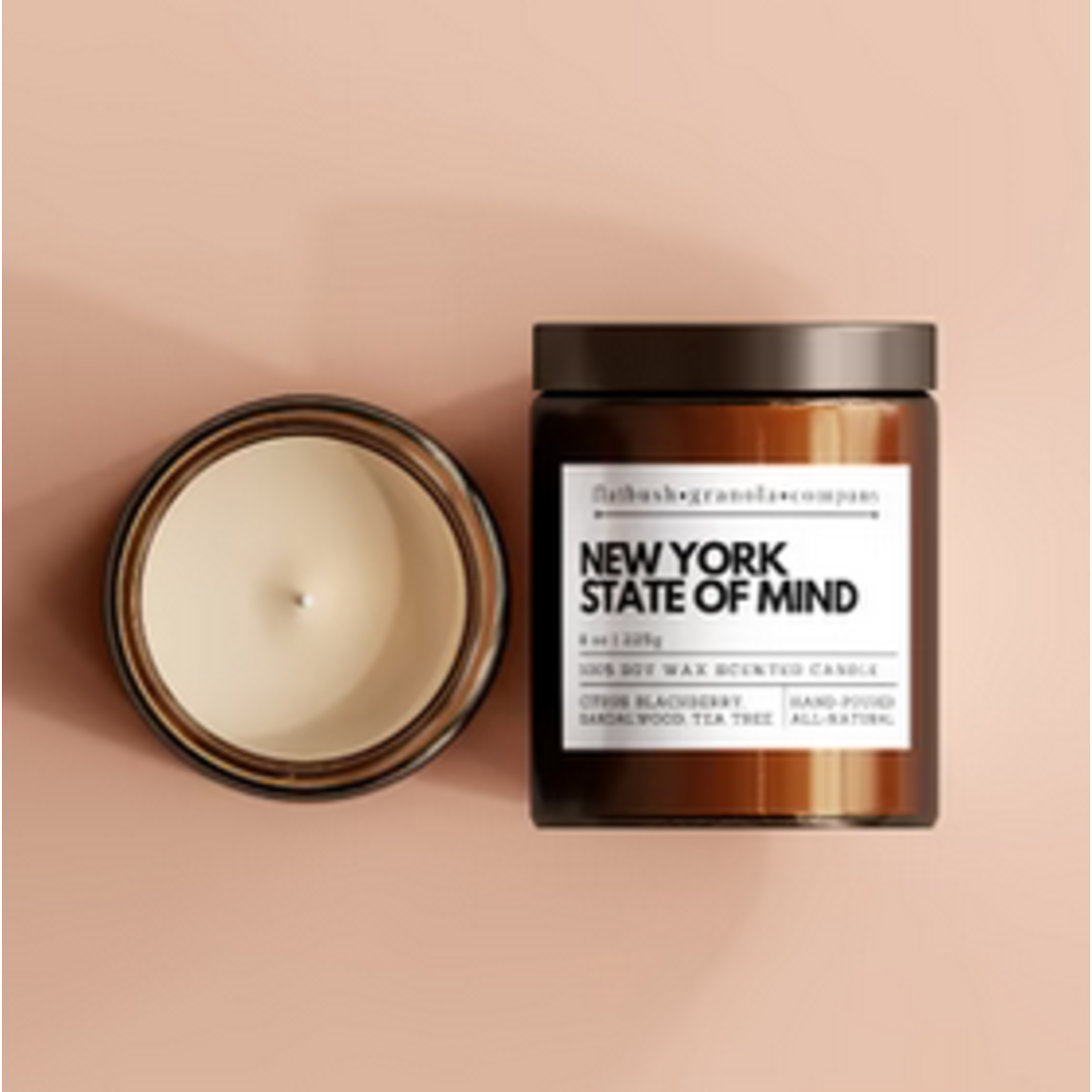 Flatbush Granola Company New York State of Mind 4oz Soy Candle