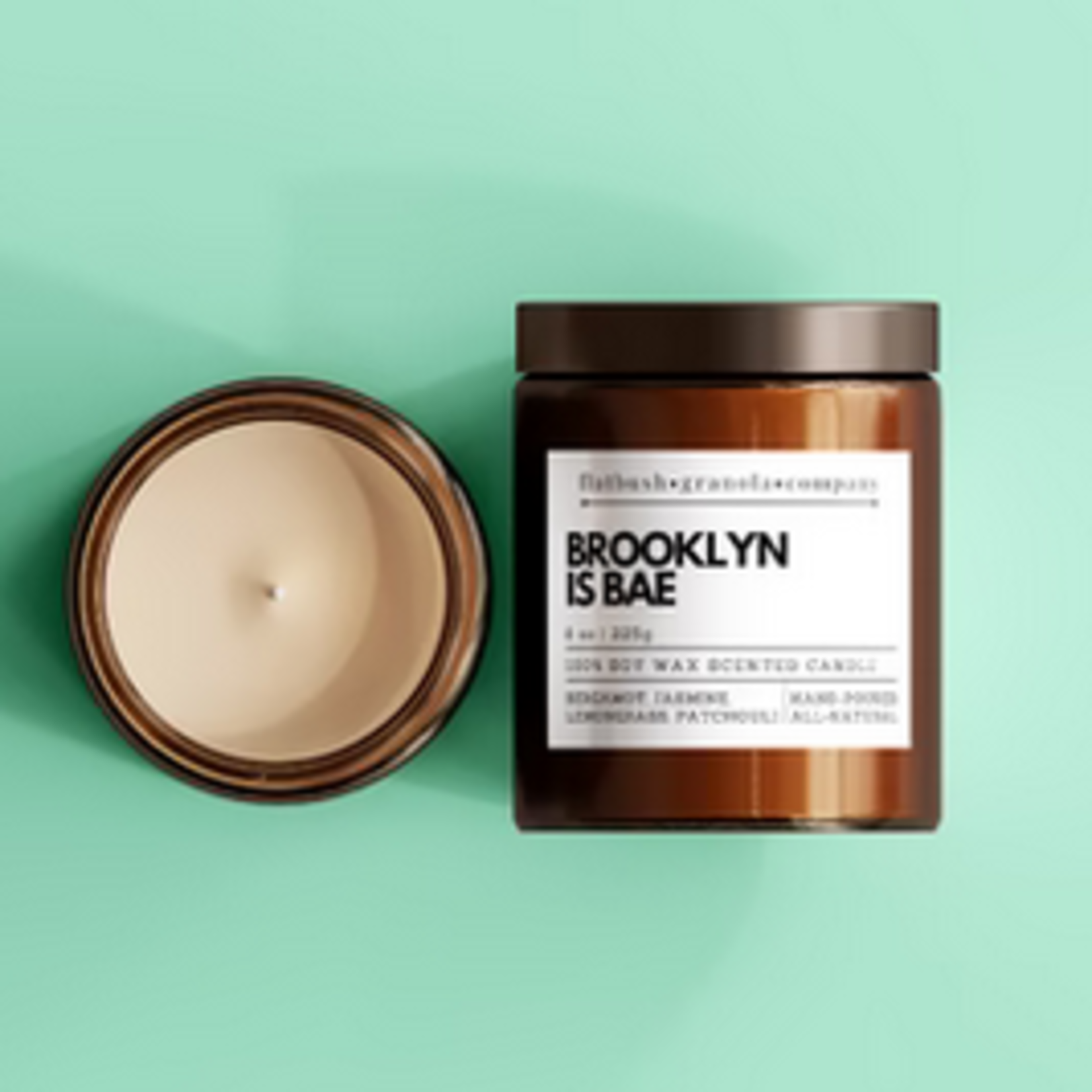 Flatbush Granola Company Brooklyn is Bae Soy Candle