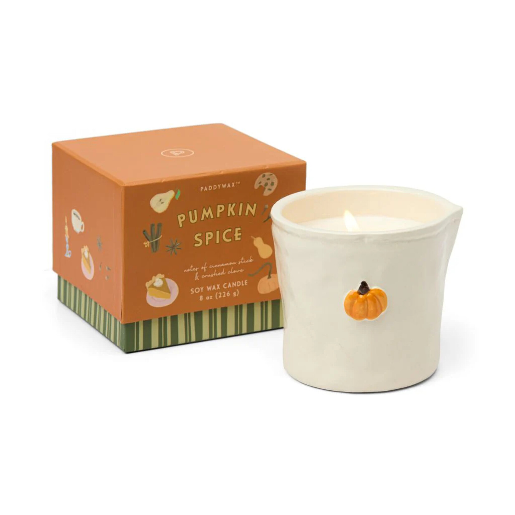 Paddywax Bistro Ceramic Candle- Pumpkin Spice