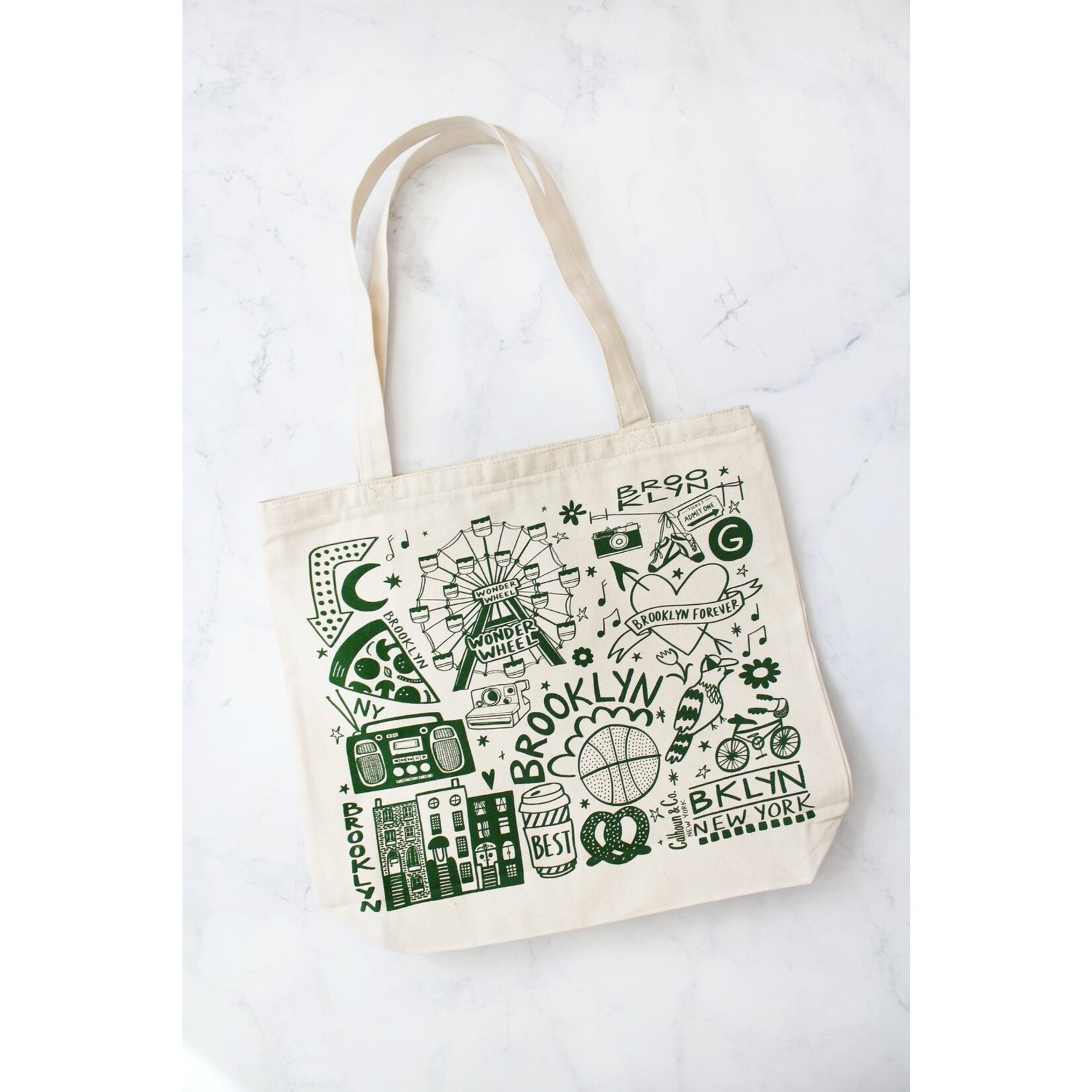 Calhoun &  Co Brooklyn Canvas Tote Bag