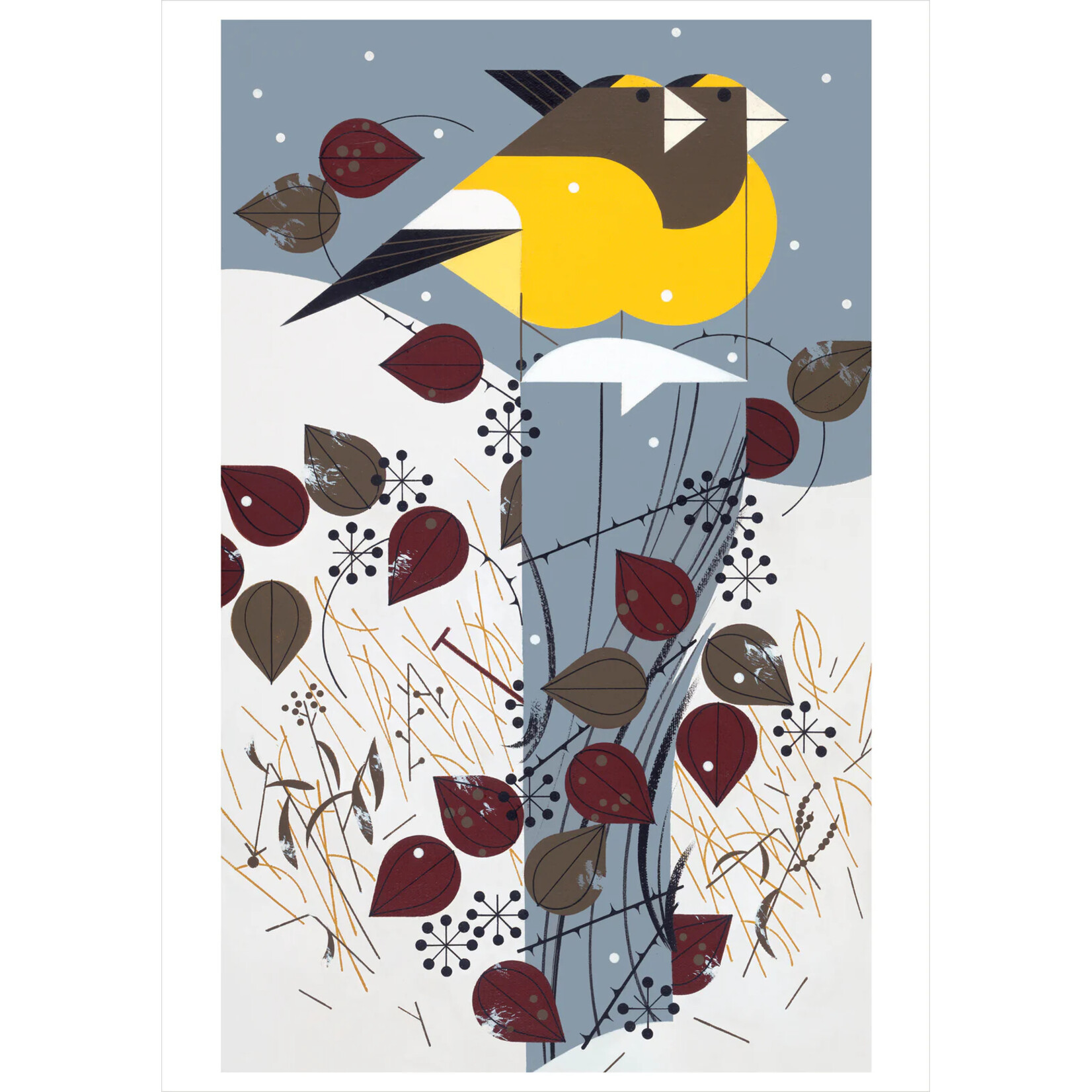 Pomegranate Charley Harper: Birds Holiday Boxed Cards