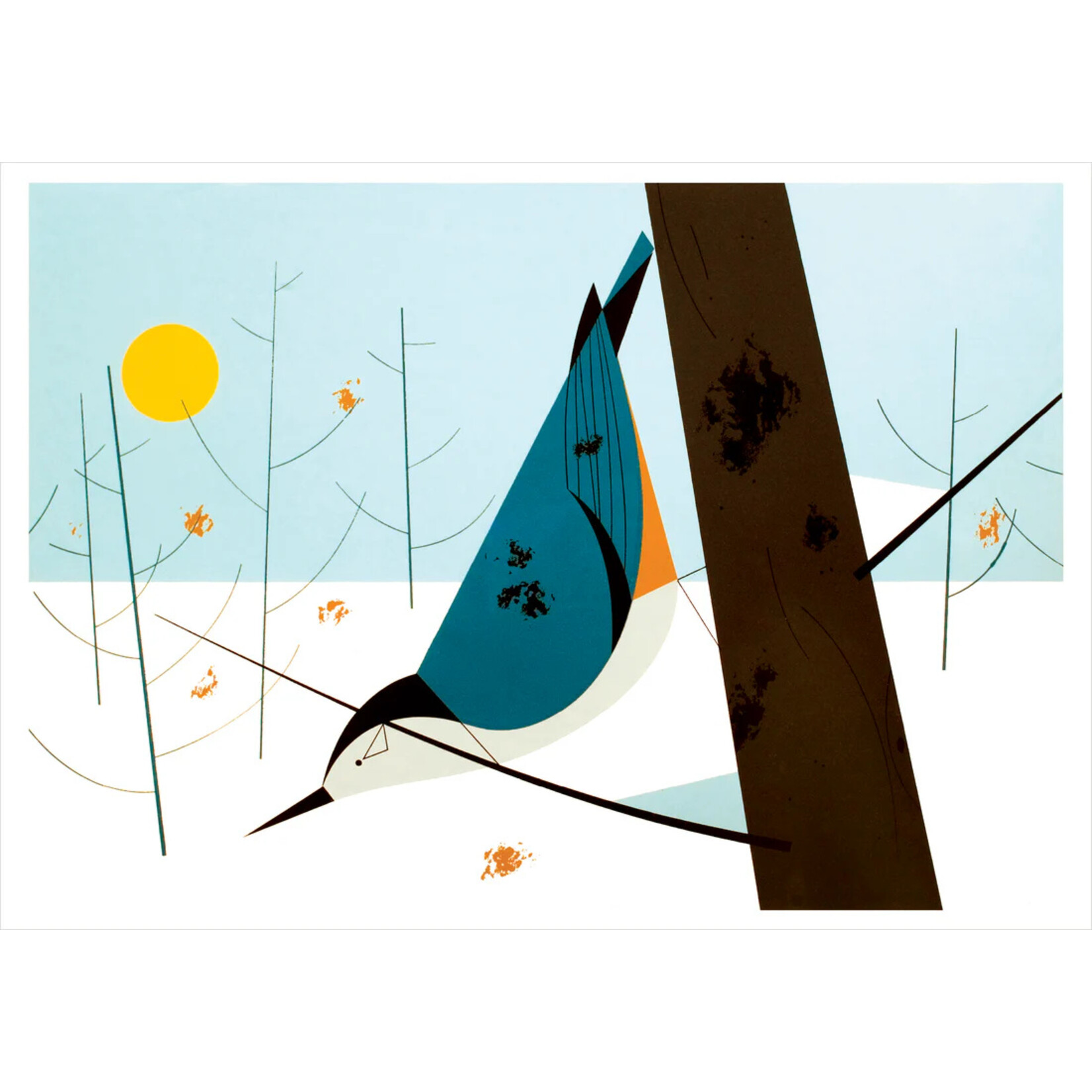 Pomegranate Charley Harper: Birds Holiday Boxed Cards