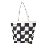 Oversized Checkerboard Tote