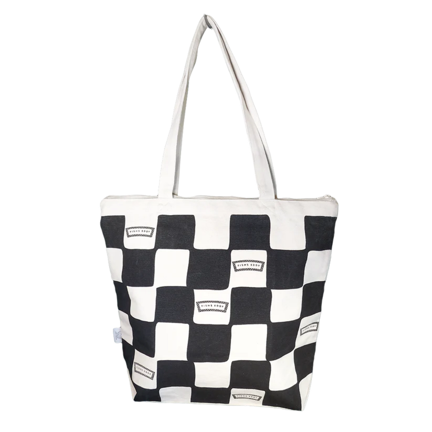 Oversized Checkerboard Tote