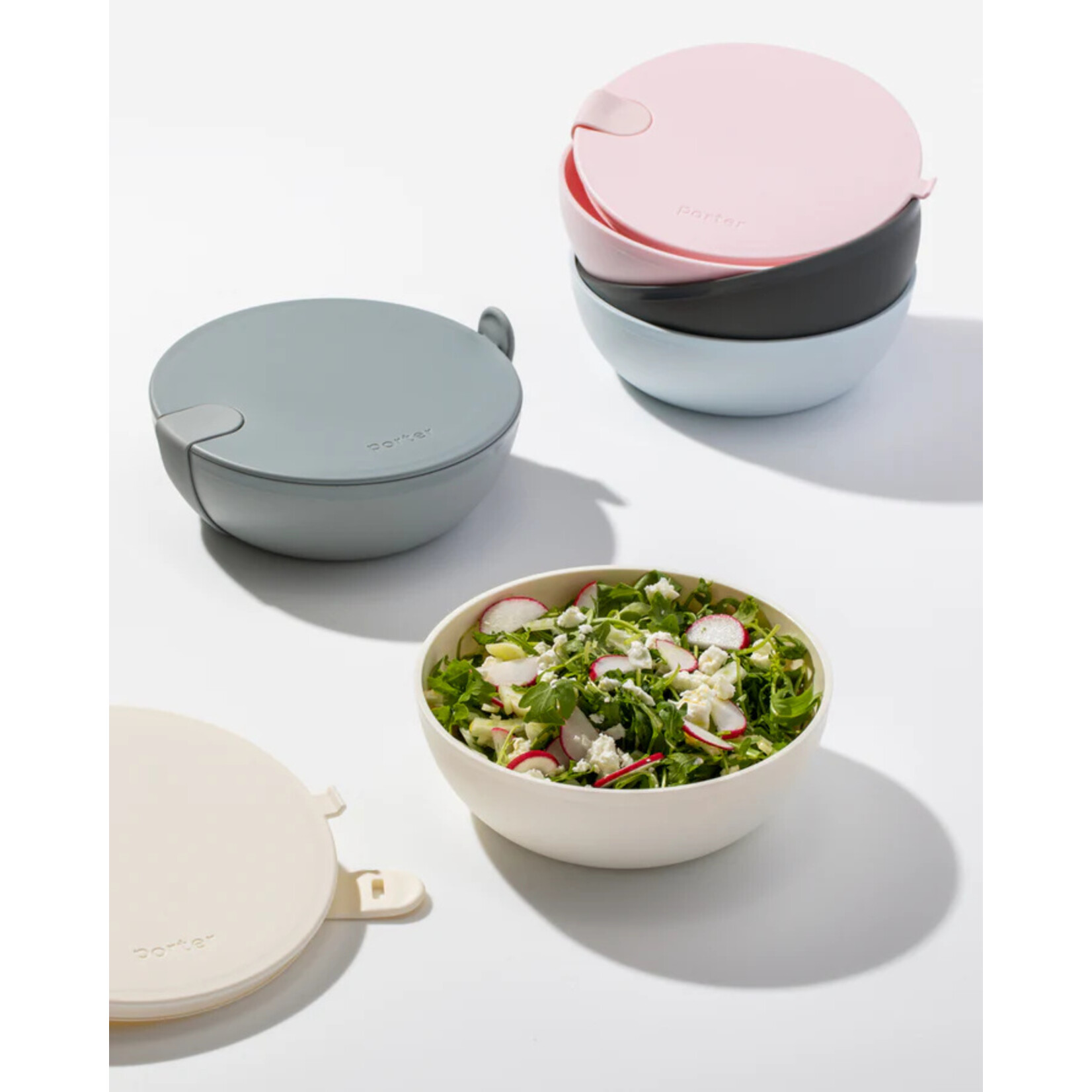W&P Design Porter Plastic Lunch Bowl- Cream