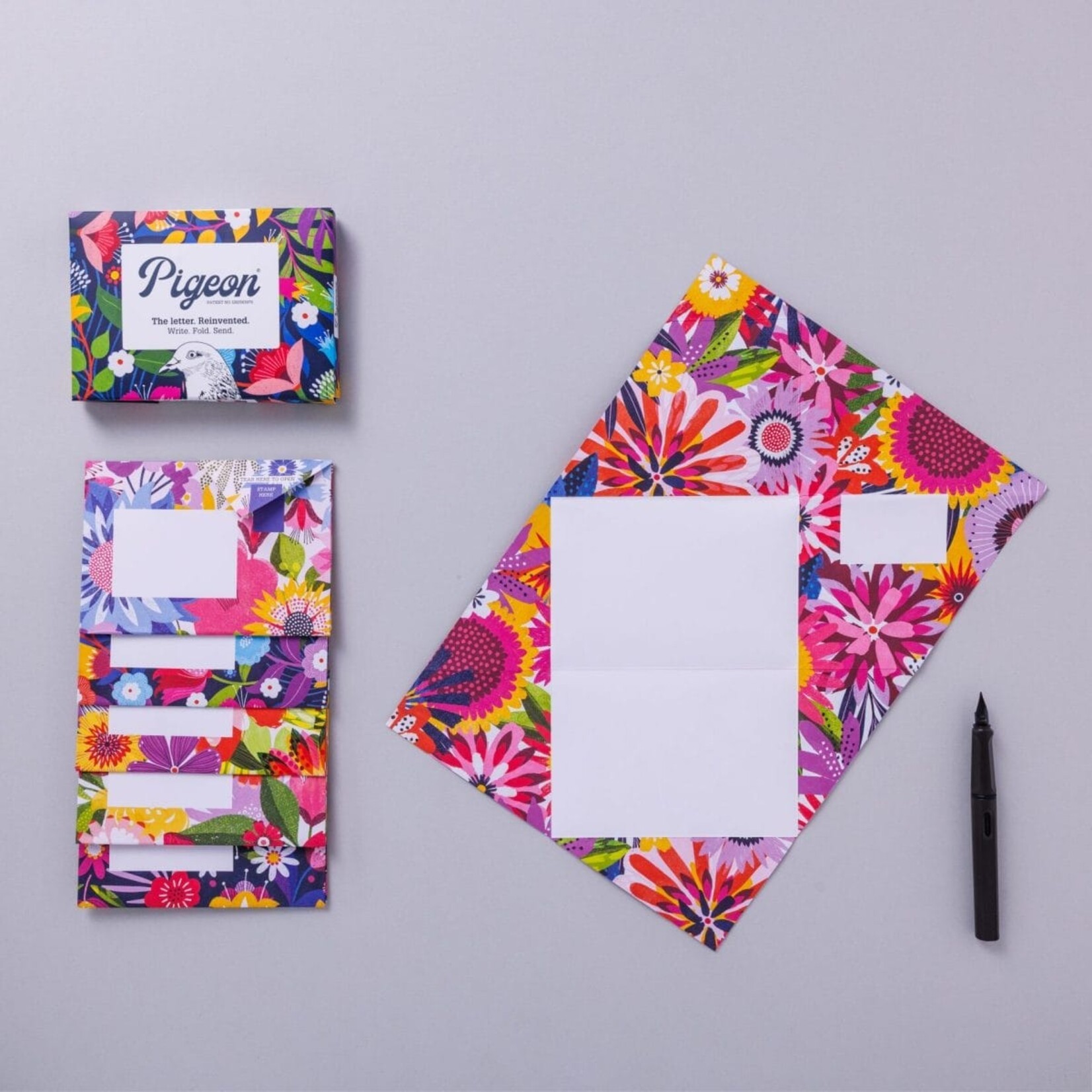 Pigeonposted Floral Fantasia Pigeon Letter Pack Boxed Set