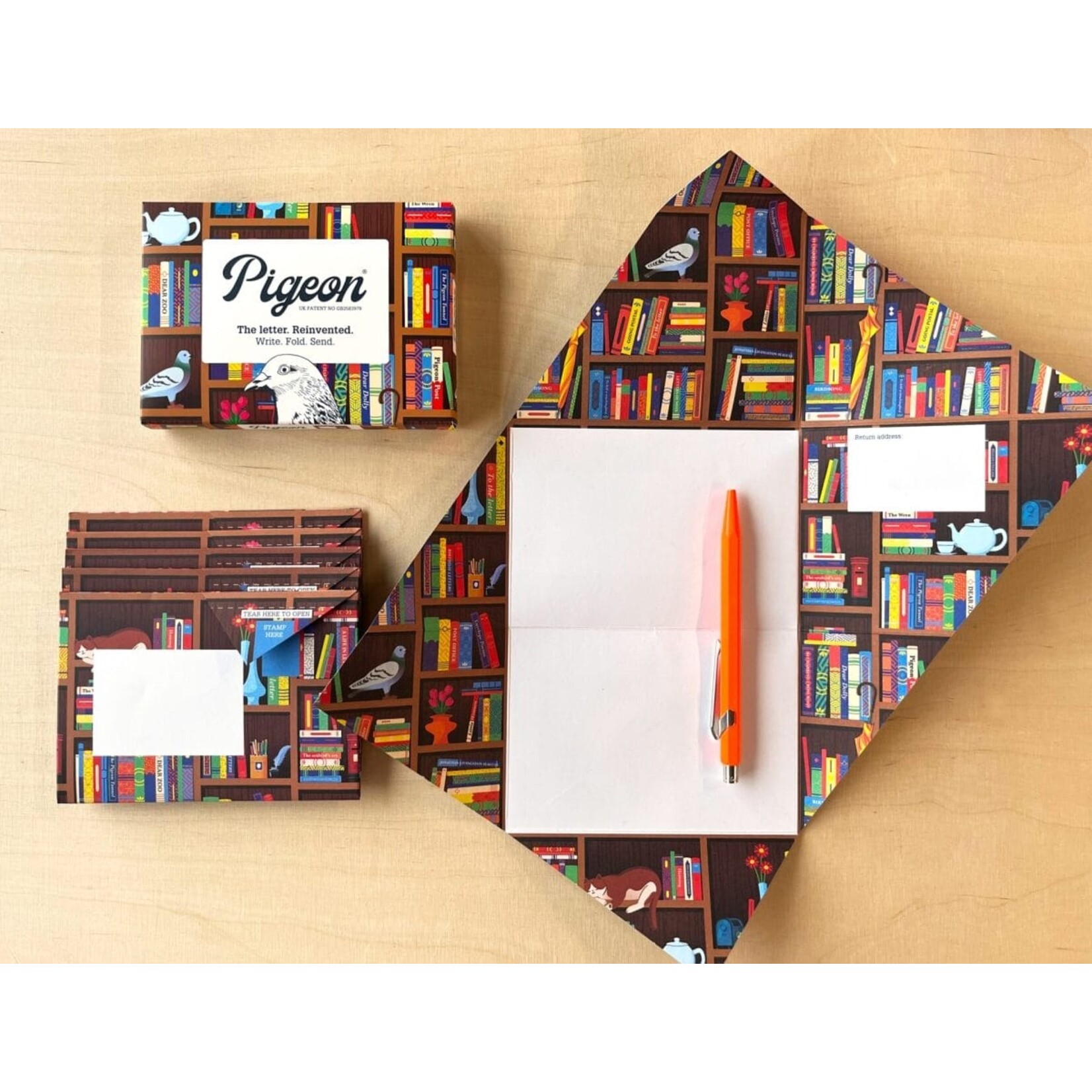 Pigeonposted Bookstore Pigeon Letter Pack Boxed Set