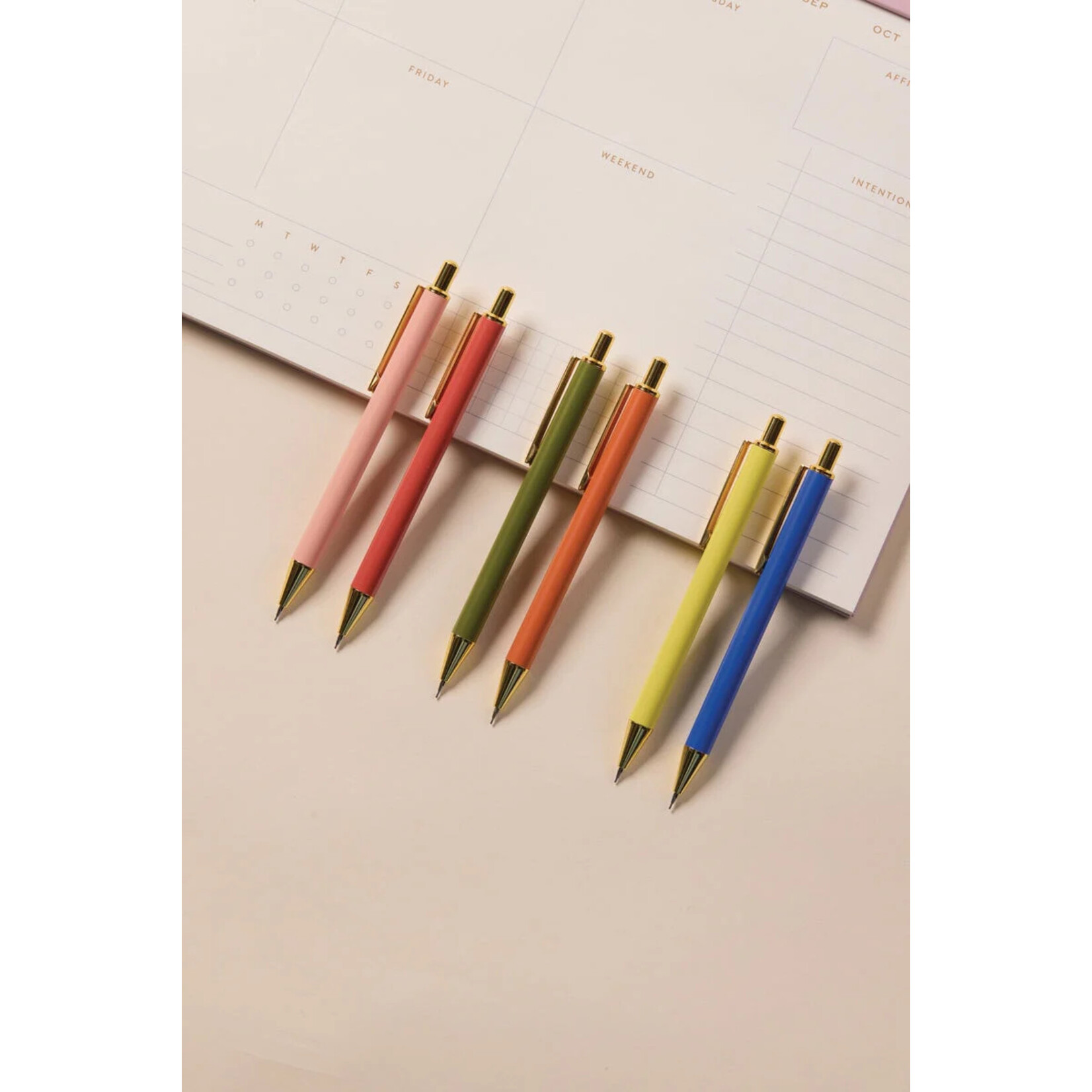 Designworks Army Green + Chili Mechanical Pencils
