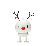 F&H Group Hoptimist Holiday Reindeer Bumble - White Medium