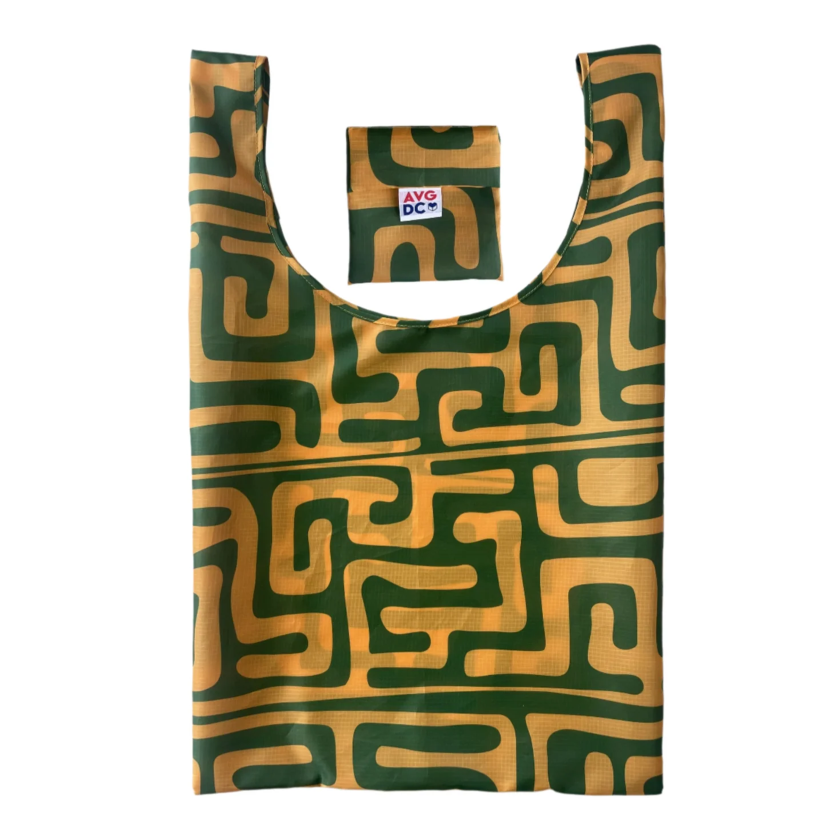 All Very Goods Reusable Grocery Bag- Kuba (Green)